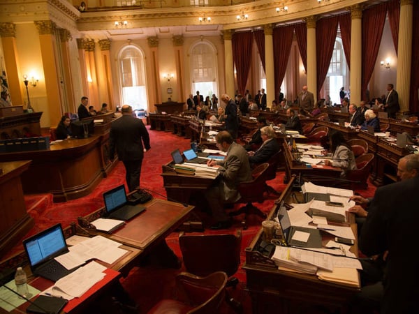 The California Senate on September 12, 2017. 